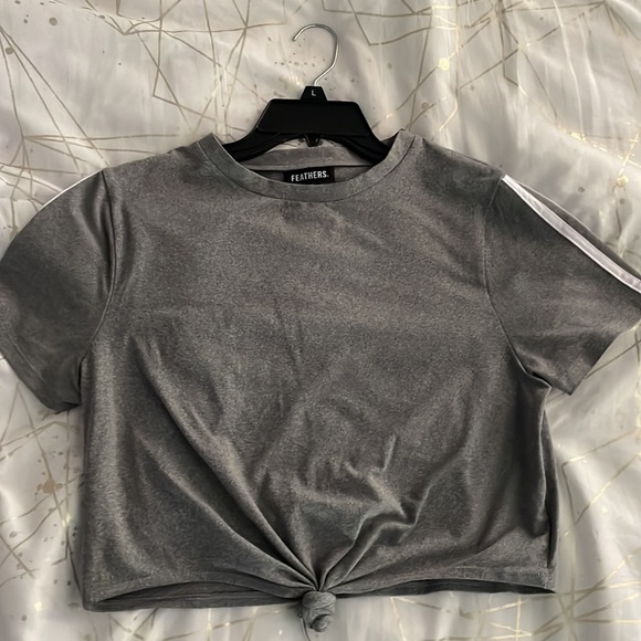 2 piece Gery shorts and crop and top - Picture 3 of 5